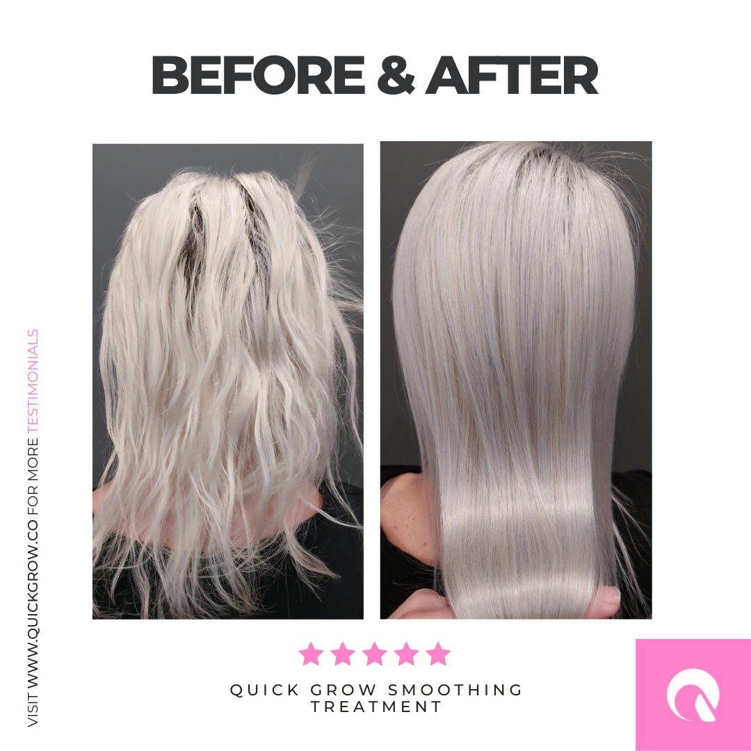 Quick Grow Smoothing Treatment Before and After