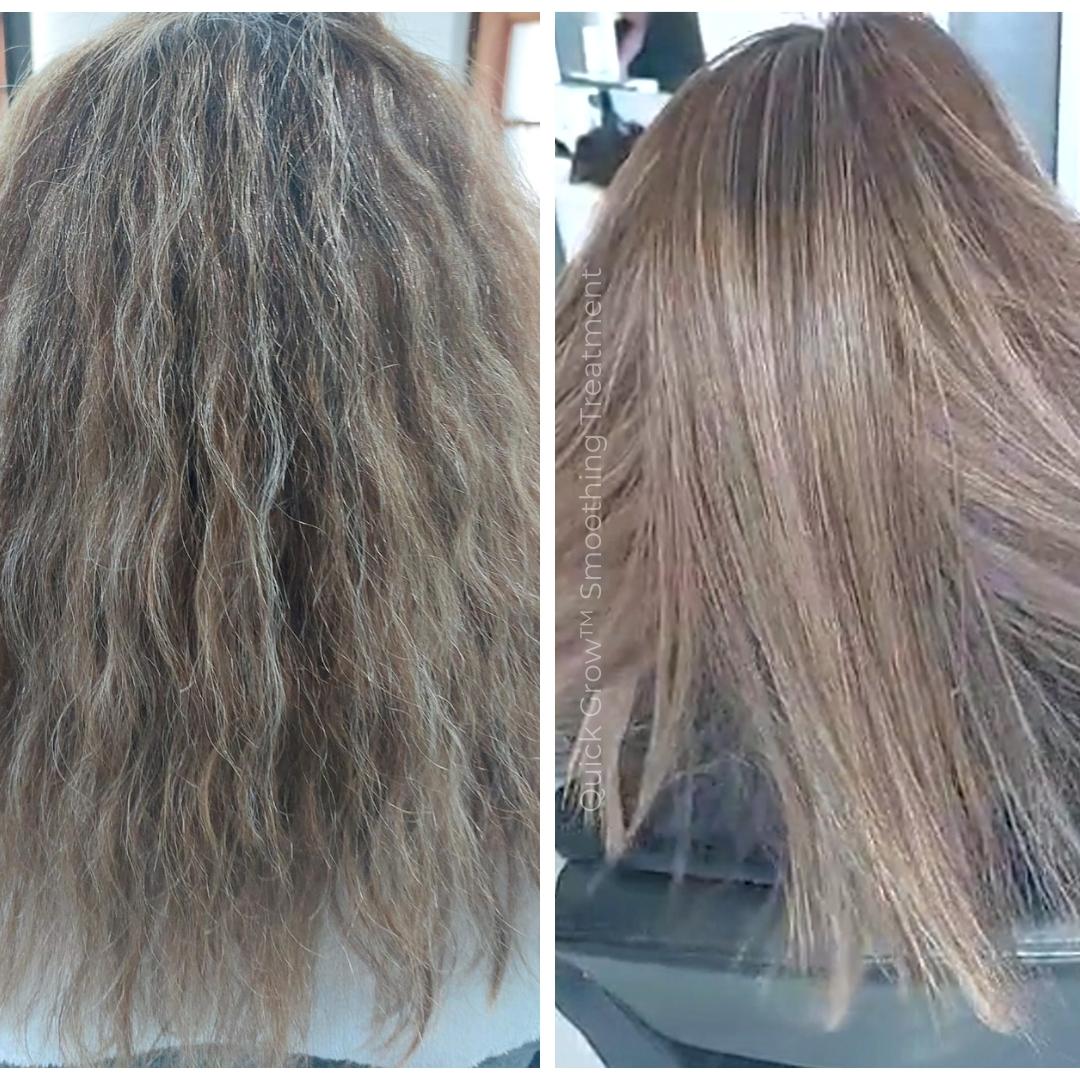 Quick Grow Smoothing Treatment Before After