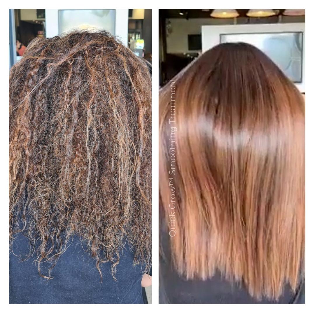Quick Grow Smoothing Treatment Before After