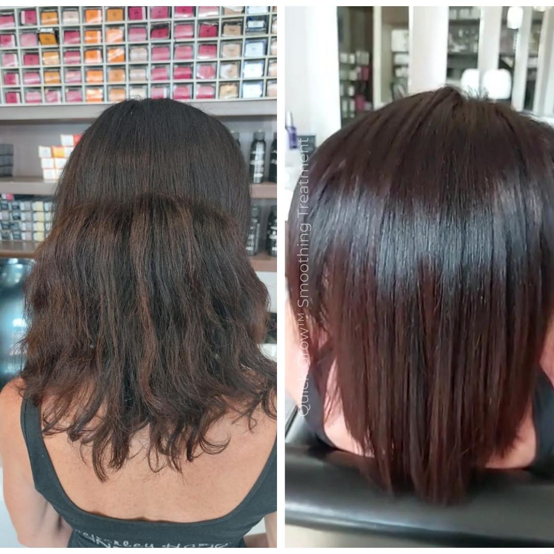 Quick Grow Smoothing Treatment Before After