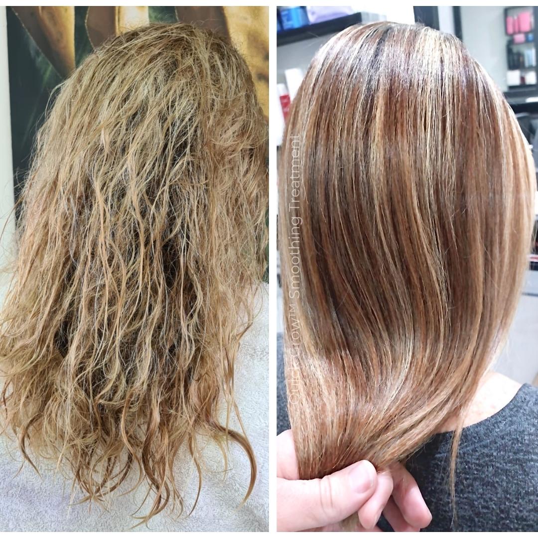 Quick Grow Smoothing Treatment Before After