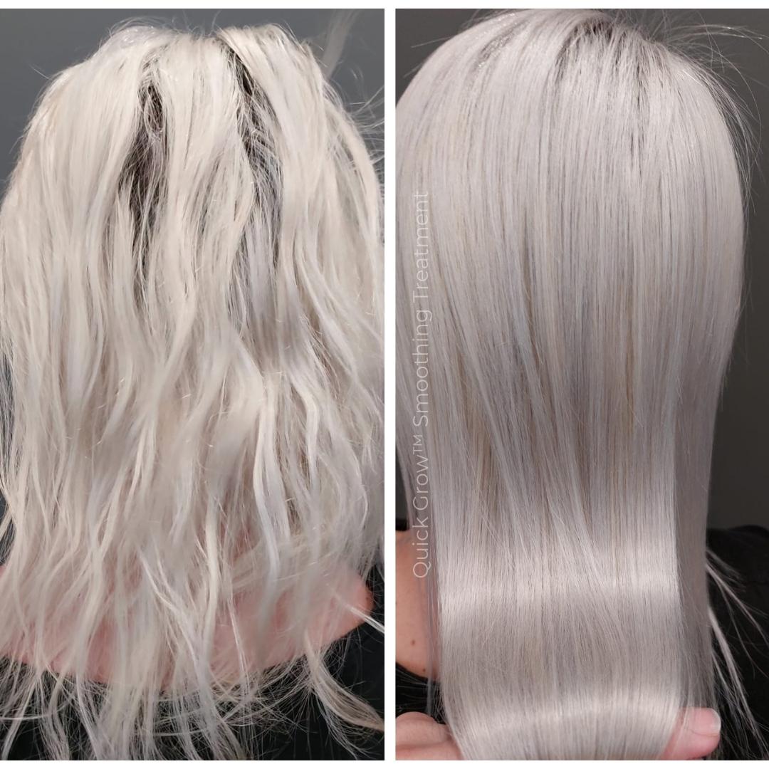 Quick Grow Smoothing Treatment Before After